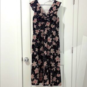 Floral Sleeveless V-Neck Dress - NWT